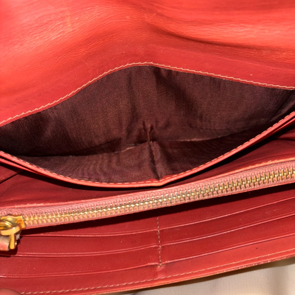 Miu Miu Croc-Embossed Leather Long Wallet - Picture 5 of 15